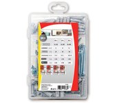 maletin 90 tacos + tornillos sx plus 5/6/8 + tornillos 568679 fischer