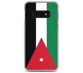 Coque Téléphone - Samsung - Galaxy S10e - Drapeau Jordanie - Souple - Multicolore