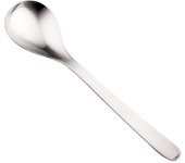 Cubiertos de formas sencillas diseñados para facilitar su uso Cuchara de postre de acero inoxidable Tsubame Sanjo Diseño refinado para una textura suave Apto para lavavajillas