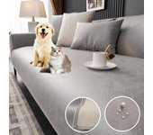 Esterilla de sofá impermeable para todas las estaciones, antideslizante, para sala de estar, antiarañazos, para gatos, perros y niños 70x70 A