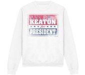 Sudadera unisex para adultos con la frase  Alex para presidente  de Family Ties S blanco