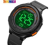 Reloj deportivo SKMEI a la moda para exteriores, relojes multifunción para hombre, reloj despertador 5Bar, reloj Digital resistente al agua 1841 negro