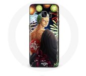 Coque pour Samsung Galaxy S6 Edge One Piece Joyeux noël Zoro Anime Manga