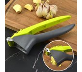 Prensa de ajo de acero inoxidable, trituradora, trituradora, trituradora de ajo, jengibre, multifunción, de mano, para cocinar en casa, herramientas para triturar verduras