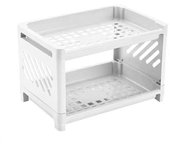 Estante de especias, estante de almacenamiento de escritorio, estantes de maquillaje, organizador de escritorio, baño de moda C