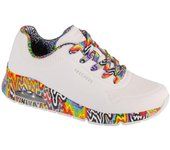 Skechers Jen Stark: Uno - Mini Drip, zapatillas blancas para mujer 38