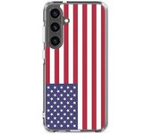 Coque Téléphone - Samsung - Galaxy S22 Ultra - Drapeau États-Unis - Souple - Multicolore