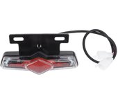 Luz trasera para bicicleta 3 en 1, intermitente, luz de freno, resistente al agua, luz de seguridad trasera para bicicleta eléctrica
