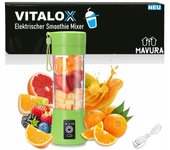 Batidora eléctrica VITALOX Batidora de pie Mini batidora Licuadora Shaker m. paquete de baterías
