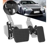 Extensores de pedal de acelerador y freno para conductores de baja estatura, personas que conducen coches, juguetes para montar, longitud y ángulo ajustables. 1 pcs