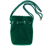 0671 Bolso bandolera mini Baby Lou con cadena de terciopelo BR [Routeto] cadena de terciopelo (03 Verde)