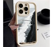 Funda de teléfono con pintura al óleo para iPhone 11, funda iPhone 14 15 Pro 12 13 Pro Max XR XS X 7 8 15 Plus SE, funda ondulada suave a prueba de golpes For iPhone SE 2022