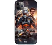 Coque maniacase pour Iphone 11 Pro max Max Verstappen F1 art wallpaper