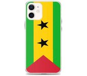 Coque Télephone Drapeau Santo Tomé y Príncipe - iPhone 12 mini