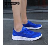Zapatos de hombre, zapatos de malla transpirable, zapatos deportivos casuales de verano para hombre, zapatos para correr antideslizantes resistentes al desgaste con suela suave para estudiantes 44 azul
