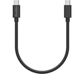 Cable 20cm USB-C USB-C Noir pour Xiaomi 12/12X/12 Pro/11T 5G/11T PRO 5G Phonillico®