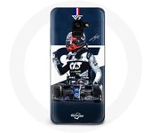 Coque pour Samsung Galaxy A8 Plus Formule 1 Max Verstappen Pilote automobile F1 Bleu