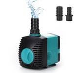 Pequeña bomba de agua Ultra silenciosa 10W EB303 fuente sumergible acuario circulación peces estanque peces EU Plug verde oscuro