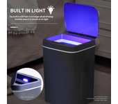 Cubo de basura de inducción inteligente de 18 l, automático, multifunción, eléctrico, táctil, para el hogar, la cocina, el baño, regalo Battery models