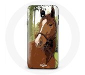 Coque pour Samsung Galaxy S5 Quarter Horse Marron Race de cheval