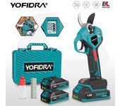 Tijeras de podar eléctricas sin escobillas YOFIDRA de 38 mm, de alta potencia, con 2 velocidades, para jardín, ramas de árboles, compatible con batería Makita de 18 V-21 V. No Battery