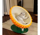 Nido para gatos de durian, rascador para gatos, rascador para gatos sin pelusa, mecedora para gatos, nido para mascotas, sofá para dormir para gatos de sisal extragrande 48*55.5*45.6cm