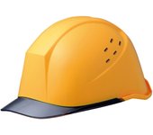 Casco pequeño fabricado en transparente con ventilación y KP [Midori Anzen], talla, trabajo, PC, visera, orificios, LSC11PCLV, ( Transatlántico), Amarillo/humo