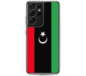 Coque Téléphone - Samsung - Galaxy S21 - Drapeau Libye - Souple - Multicolore