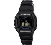 Casio Reloj para hombre W-218H-1B de cuarzo con esfera negra y correa de resina digital estándar negro