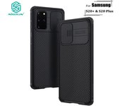 Nillkin lujoso duro PC teléfono caso para Samsung Galaxy S20 Plus CamShield Pro con cámara Slide protección de privacidad