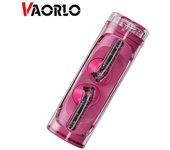 VAORLO-auriculares inalámbricos con cancelación de ruido, cascos deportivos con micrófono HD, miniauriculares intrauditivos para todos los teléfonos inteligentes, resistentes al agua negro