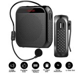 Micrófono Headworn, altavoz, amplificador de voz, grabadora, micrófono, altavoz, Audio, Mini micrófono con cable, micrófono, Kit de batería de sonido, auriculares negro