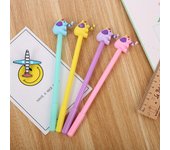 Temporada de regreso a clases, 10 piezas, bolígrafo de gel con forma de elefante creativo de 0,5 mm, lindo bolígrafo de aprendizaje de dibujos animados, bolígrafo a base de agua, suministros de oficina, bolígrafo de firma azul