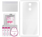 apgo Ultra Clear Protective Skin Sticker for the back compatible with Cubot X18, Wrap Film, Hydrogel Film, Flexible, Soft TPU with positioning layer e