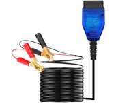 Ahorro de datos de memoria de coche Cable de alimentación de emergencia automotriz Cable de batería Ahorro de memoria OBDII negro