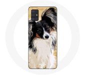 Coque pour Samsung Galaxy A51 5G Épagneul nain continental papillon Race de chiens