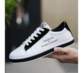 Zapatos de lujo para hombre, zapatos casuales de cuero, zapatos planos transpirables para caminar, nueva moda 2024, zapatillas de diseñador con cordones para hombre, zapatos de hombre 40