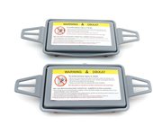 Bross BDP182 2 piezas Parasol Visera Espejo de maquillaje Cosmético Cubierta GRIS 2108102510 Para Mercedes W211 Izquierdo y Derecho