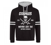 Goonies Sudadera con capucha unisex para adultos Never Say Die S negro
