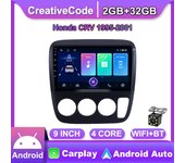 Radio de coche Android de 9 pulgadas para Honda CRV 1995-2001 reproductor de vídeo Multimedia navegación GPS WIFI 2 + 32GB 1+16GB