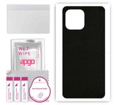 apgo Protective Skin Sticker for the back compatible with Oukitel C21 Pro, Wrap Film, Foil, Vinyl - Pattern Matrix