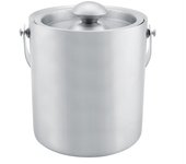 Cubitera de acero inoxidable de doble pared con tapa para bodas (2L)