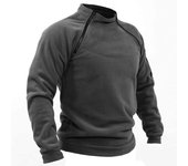 Chaqueta polar táctica para exteriores para hombre, ropa de caza, jersey cálido con cremallera, abrigo cortavientos para hombre, suéter térmico para senderismo M verde