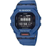 Casio Reloj cuadrado de resina azul digital G-SHOCK GBD-200-2JF para hombre [G-SHOCK 20 atm resistente al agua G-SQUAD]