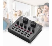 Tarjeta de sonido de mezcla de audio externa Conexión de interfaz de audio USB con múltiples efectos de sonido Without BT