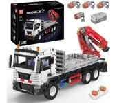 MOULD KING 17063 Bloque de construcción de coche técnico Camión de control remoto Modelo de grúa montada Ladrillo de ensamblaje Juguetes para niños Regalo de Navidad 17063