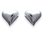 Les Trésors De Lily [C7236] - Boucles Argent 'Coeurs Mini' argenté - 3x4 mm plata