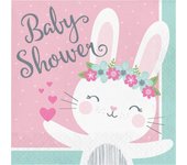 Creative Party Servilletas desechables para baby shower de conejito One Size