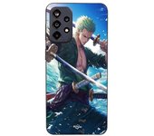 Coque Maniacase pour Samsung Galaxy A52 5g One Piece Roronoa Zoro epée manga anime