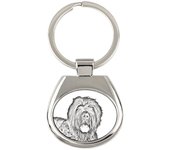 Black Russian Terrier, Chornyi Terrier - keychain with a dog, keychain with a print, personalized pendant from the Art-Dog brand plata